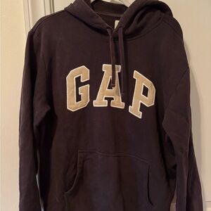 GAP Brown Hoodie with Cream Logo